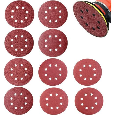 40 PCS Disques Abrasifs Velcro - 2000 grains pour Poncer, Polir et Dérouiller - Taille 125mm - Haute Qualité (1/5)