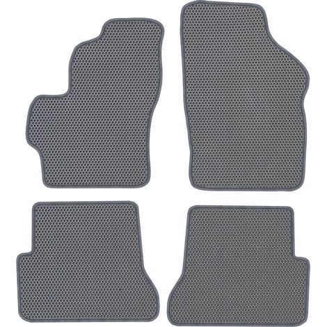 Tapis de sol dédiés pour Mazda 3 I (2003-2009) - EVA Gris nid d'abeille (1/5)