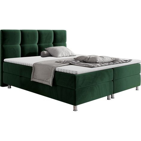 Lit boxspring ComfiDream Aelion, Fresh 13, Continental, Double, 180x200, Tissu, Disponible, 192x210x118cm (1/5)