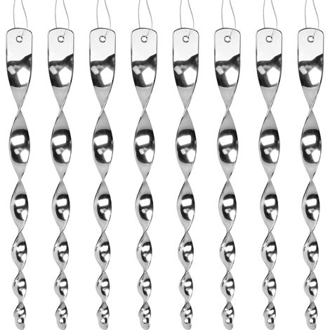 Répulsif Oiseaux Effaroucheur Oiseaux Spirale Répulsif Réfléchissants Spirale Oiseaux Tiges Spiralées en Plastique épouvantail effaroucheur d'oiseaux Moderne pour Potager Ferme Jardin phe 8 Pc (1/5)
