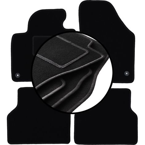 Ensemble complet de tapis en velours pour : Volkswagen Tiguan I monospace (2007-2015)