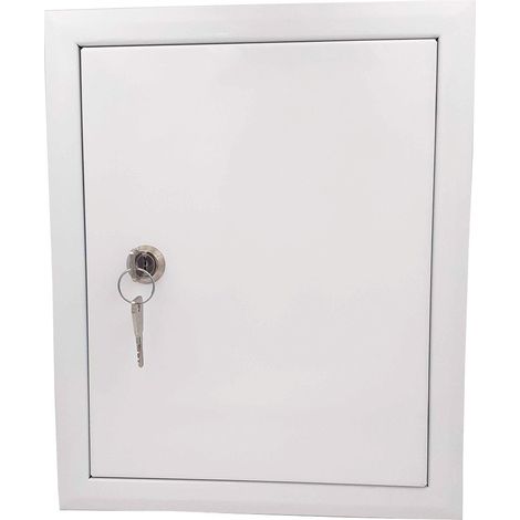Trappe de visite métal à clé 400 x 600 mm – Tôle galvanisée pour accès technique – Cadre renforcé pour intérieur et extérieur – Hydroland (1/4)