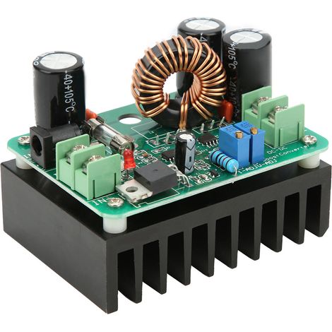 Module élévateur de tension 600 W, convertisseur d'alimentation CC 10-60 V vers CC 12-80 V pour ordinateurs portables et appareils numériques.