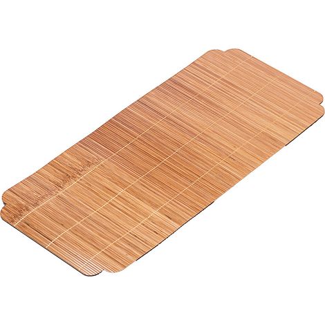 Set de table à thé à lattes, esthétique zen, tissé à la main, imperméable et isolant, pour tables à manger et bureaux. (1/4)