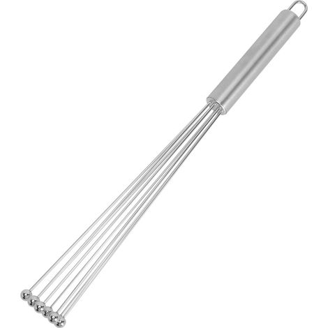 Fouet en acier inoxydable avec boules - 30 cm - Fouet mélangeur - Fouet à boule pour remuer, battre et mélanger, fouet de cuisine pour œufs, crème, pâte, sauces, fouet, accessoire de cuisine (1/5)