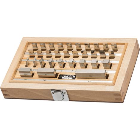 Fortis Par.Endmaßsatz Stahl 32-teilig Gen.0 (1/3)