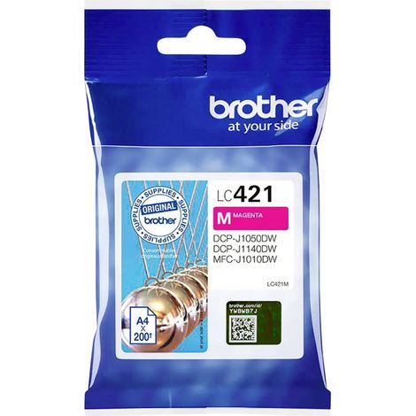 Brother cartouche LC421 couleurs séparées pour imprimante jet d'encre - Magenta