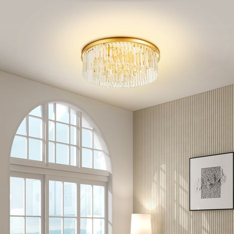 LED Kristall Kronleuchter Deckenlampe Deckenleuchte Lampe Wohnzimmer Beleuchtung