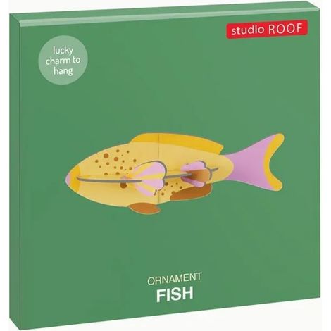Studio ROOF Ornament, Bastel-Set, 3D Wandobjekt - Fisch (1/2)