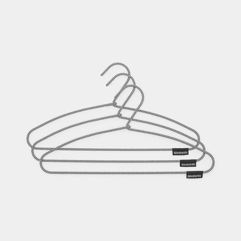 Brabantia Soft Touch Argent Cintres Antidérapants