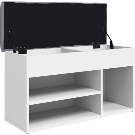 Zapatero blanco 82x32x45,5 cm madera de ingeniería vidaXL (1/5)