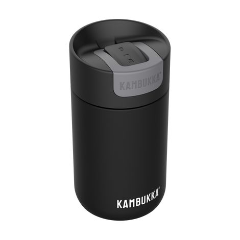 Botella Termo Kambukka Olympus 300Ml Jet Black - Acero Inoxi