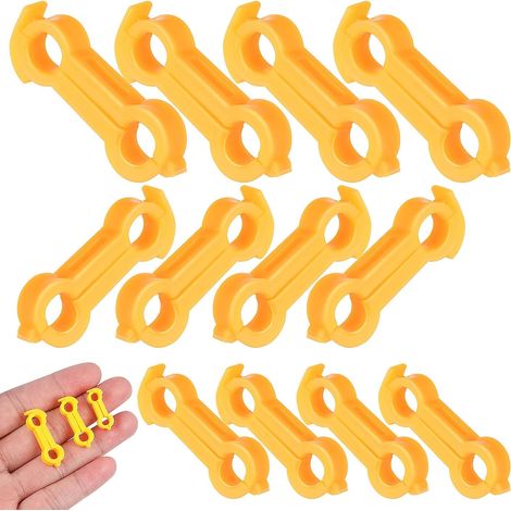 Anneaux de Stabilisation pour Pattes de Poussins, Correction, 12 Pièces Pvc Diamètres 4mm, 5mm et 6mm, Application Facile et Retrait Simple, pour Oiseaux et Poussins (1/5)