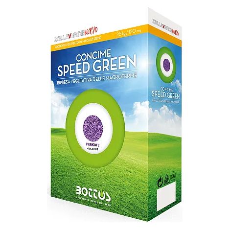 Bottos Speed Green engrais pour la croissance végétative paquet de 2,5 kg - 1 Kg