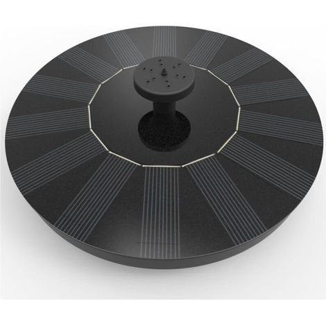 Garden fountain, Solatec Solar Fountain Solar Powered Pump 1.4 W - Submersible Pump for Pond, Swimming Pool, Garden, Aquarium.
