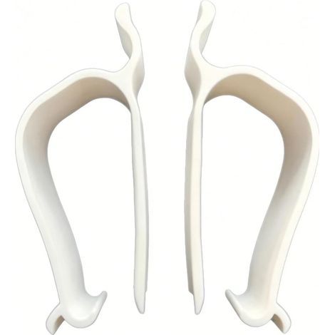 Lot de 2 clips de fixation pour siège de toilette sans perçage, stabilisateur anti-secousses pour toilettes domestiques et commerciales