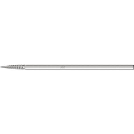 PFERD TOOLS Hartmetall Frässtift Spitzbogen SPG Ø 03x13 mm Schaft-Ø 3x75 mm Z5 universal fein (1/3)