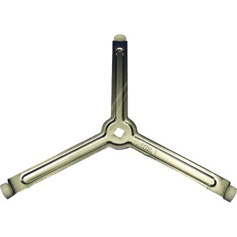 SUPPORT PLATEAU METAL A 3 ROULETTES POUR MICRO ONDES SAMSUNG - FROLPA060WRK0