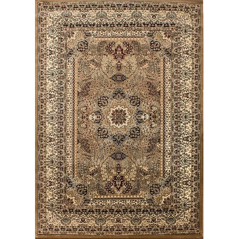 Tapis persan 200 x 290 cm – Style oriental – 100% polypropylène – Jute antidérapant – Hauteur de fils 12mm – Densité 2500g/m2 – Marrakesh