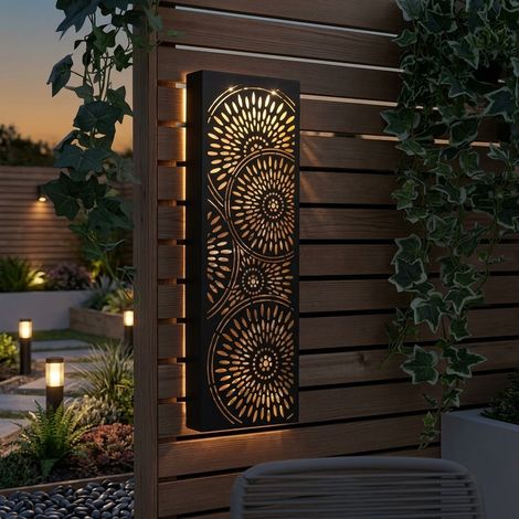 Lunaria Circle Solar Wall Panel Light (1/2)