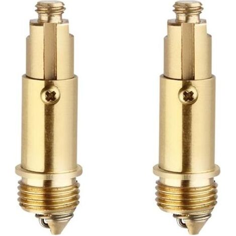 2 pièces Pop-up Boulon à ressort en laiton, Boulon dévier en laiton, Utilisé pour remplacer les pièces cassées, convient à la plupart des salles de bain, baignoires, éviers (1/5)