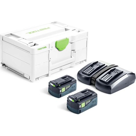 Conjunto de energía Festool SYS 18V 2xHP5,0/TCL6DUO 18V 5Ah (1/4)