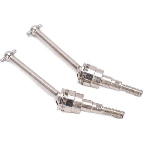 Lot de 2 arbres de transmission en acier pour voiture RC TAMIYA CC01Silver (1/5)