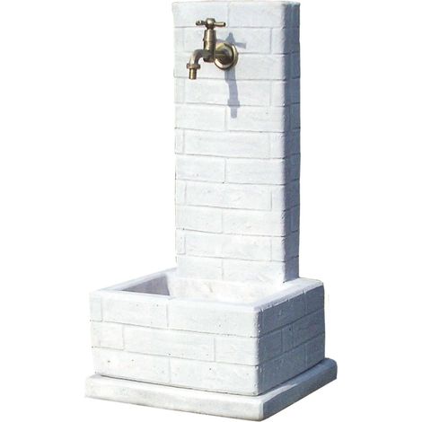 Fontana centrale Appia Grigio 43x36xH76 cm Decogarden