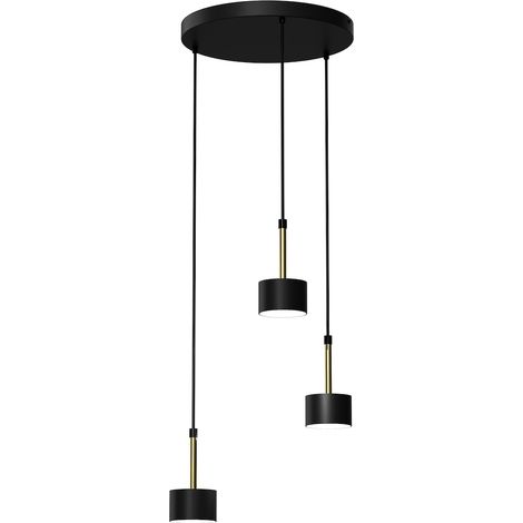 Lampada a sospensione Milagro ARENA MLP7762 nero/oro (1/5)
