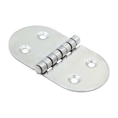 Cerniera Biscotto Inox Mm.75X40
