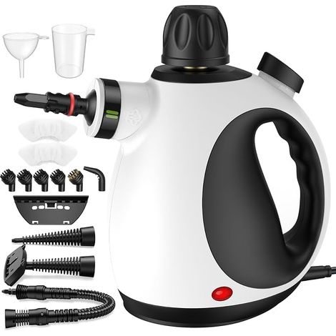 Portable Steam Cleaner, Multi-Use Steam Cleaner with 14 Accessories & 350ml Tank, 1050W Steam Cleaner for Steam Windows, Floors, Carpets, Car, Sofa, Kitchen (1/5)
