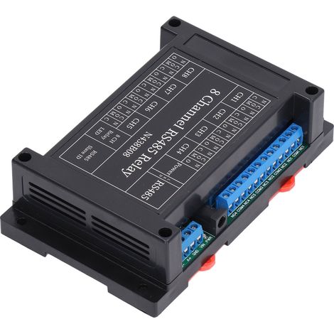 Module relais 8 canaux RS485 RTU avec télécommande, accessoire 12 V CC pour caméra domestique (1/5)