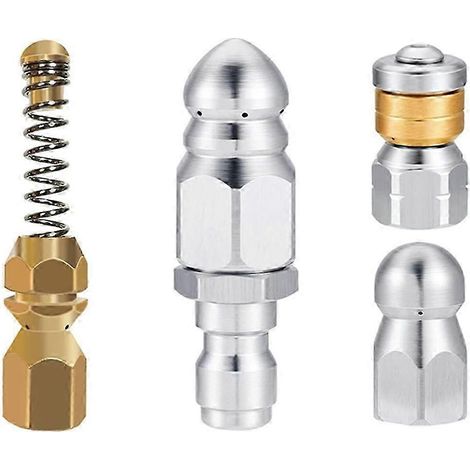 Kit de buse de nettoyage pour nettoyeur haute pression d'égouts (1/5)
