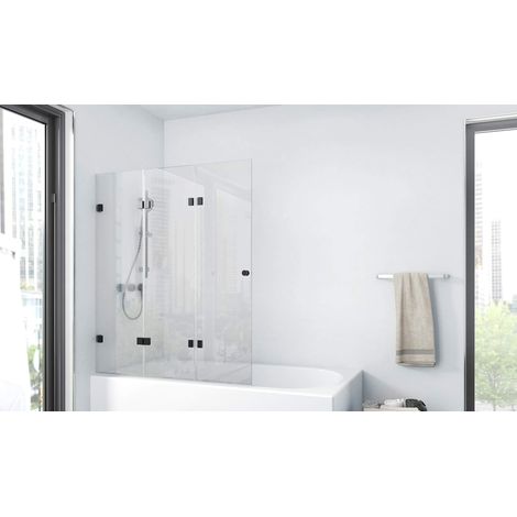 MARWELL BWF311 Gallery - Parete per vasca da bagno, colore: nero opaco