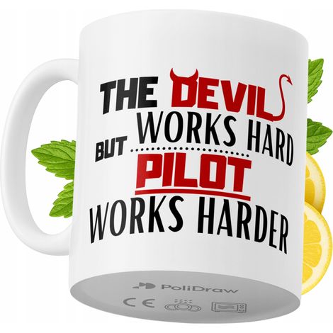 Tazza da caffè/tè divertente e umoristica per un pilota, con grafica e testo divertenti. Tazza ideale per compleanni, onomastici e festività. Tazza premium per occasioni speciali, per casa, ufficio, l