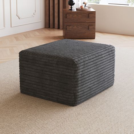 Y152-OTTOMAN-DARK – 1 Pouf gris foncé – Référence produit – Accessoire pour canapé (1/5)