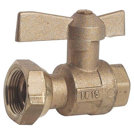 ROBINET D'ARRET COMPTEUR DROIT A BOISSEAU SPHERIQUE (1/2)