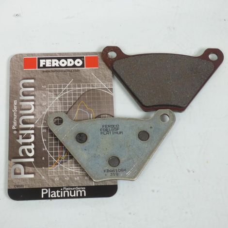 Plaquette de frein Ferodo pour Moto Harley Davidson 1200 FLH 1972 (1/5)