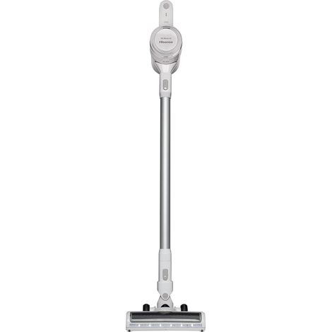 Hisense HVC6133W, Scopa Elettrica Senza Fili 2in1, Aspirapolvere Senza Sacco, Batteria 21,6 V, Rumorosità 78 db, Assorbimento 135W, Luci Led Frontali, Spazzola Motorizzata (1/5)
