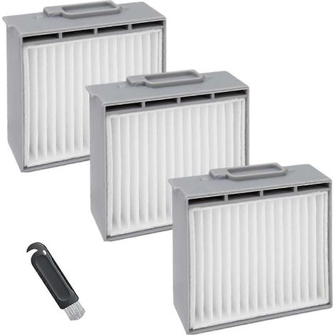 Lot de 3 filtres HEPA de rechange pour aspirateur robot Max 705 Vac/Plus 504 Vac. Pièces détachées pour filtre d'aspirateur. (1/5)