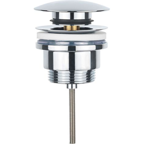 Tappo universale per lavabo in argento, tappo a tenuta stagna per lavabo, tappo di scarico per bagno in acciaio inox antiodore -Crezuo