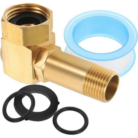 Adaptateur pour tuyau d'arrosage, connecteur pivotant en cuivre, lot de 5 (1/5)