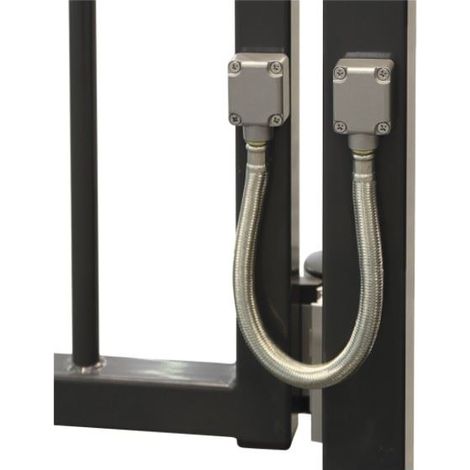Gaine de passage renforcée en acier inoxydable 650 mm / diam. 9mm / anti-cisaillement - LOCINOX - (1/2)