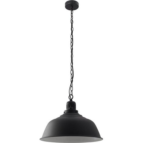 Suspensión VINTAGE E27 60W Negro Gris (1/3)