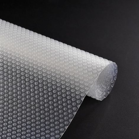1 Tapis de tiroir, Découpable 50x150 cm, Film placard lavable, Antidérapant EVA, Pour cuisine réfrigérateur étagère (1/5)
