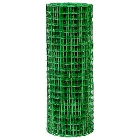 BLINKY 57215 Rete Elettrosaldata 51x51 mm Plasticata 25 metri H 150 cm colore Verde