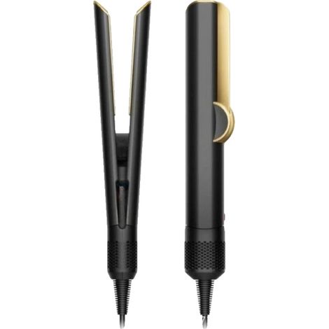 Outil de coiffure, fonction 2-en-1, technologie de chaleur douce, noir, UE-b (1/2)