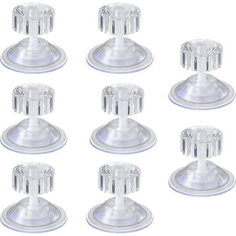 Lot de 8 supports à ventouses pour auvent, fixation latérale sur toit pour bateau, caravane, fourgonnette et camping-car (1/5)