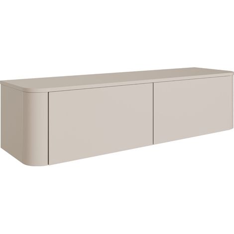 Selsey Luvio – Mobile TV sospeso o da appoggio, grigio cashmere, 140 cm