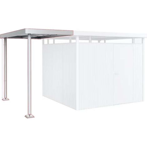 Tettoia Laterale S Casetta Porta attrezzi HighLine H4 grigio quarzo